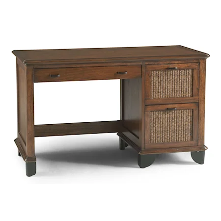 Single Pedestal Desk with 3 Drawers